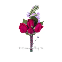 boutonniere endearment red