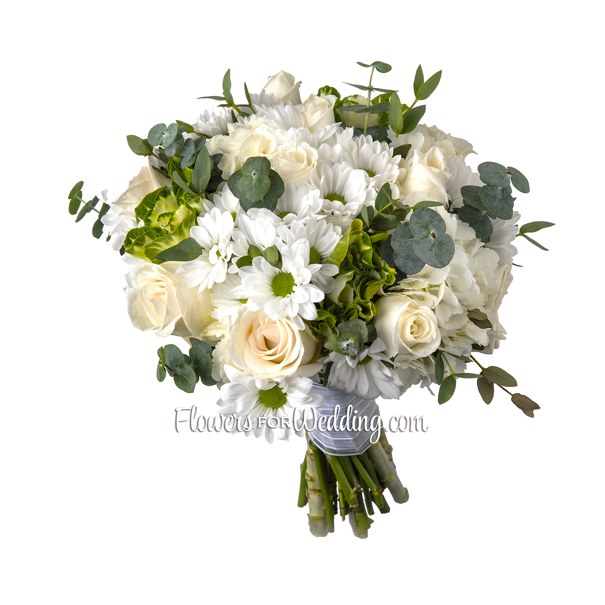 bridal bouquet angled cherished white