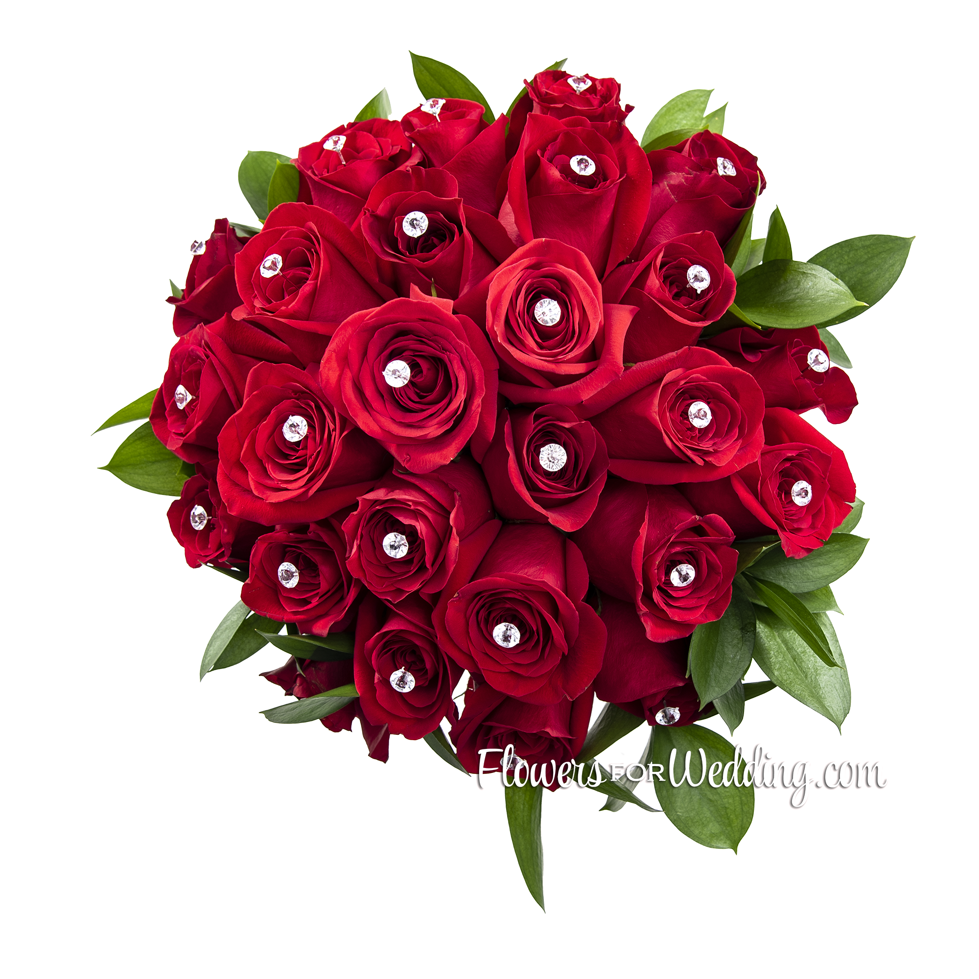 bridal bouquet top dazzling red