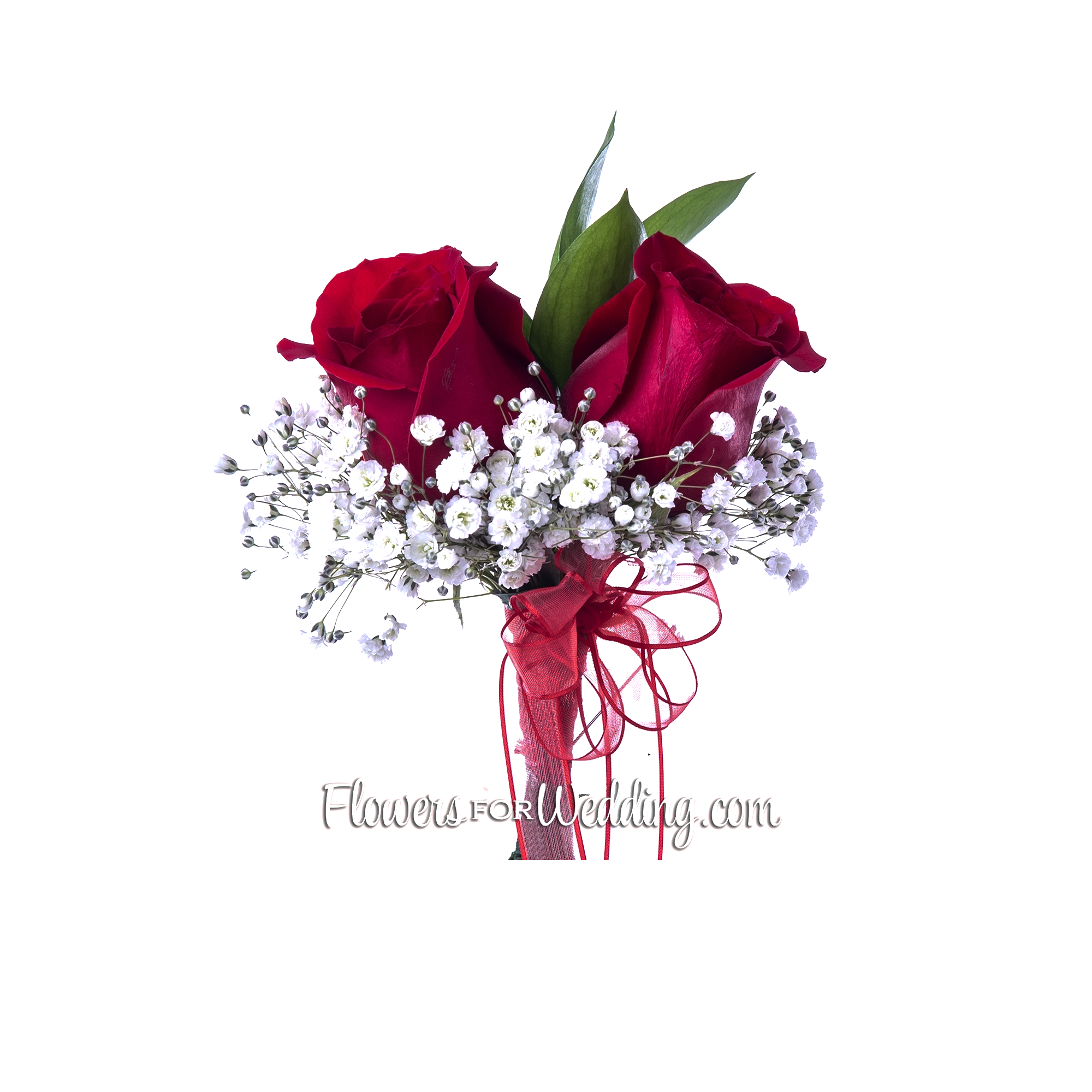 corsage dazzling red
