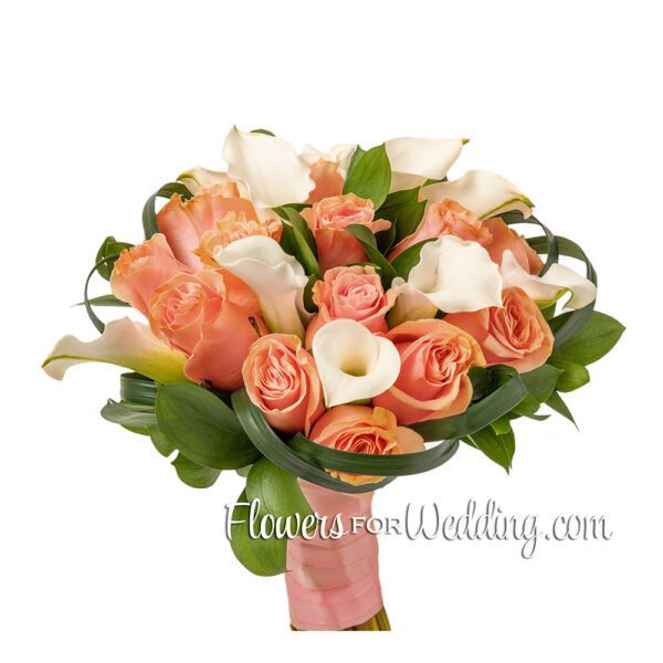 Bridal Bouquet Elegance - Orange
