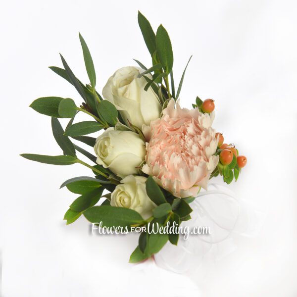 blush corsage